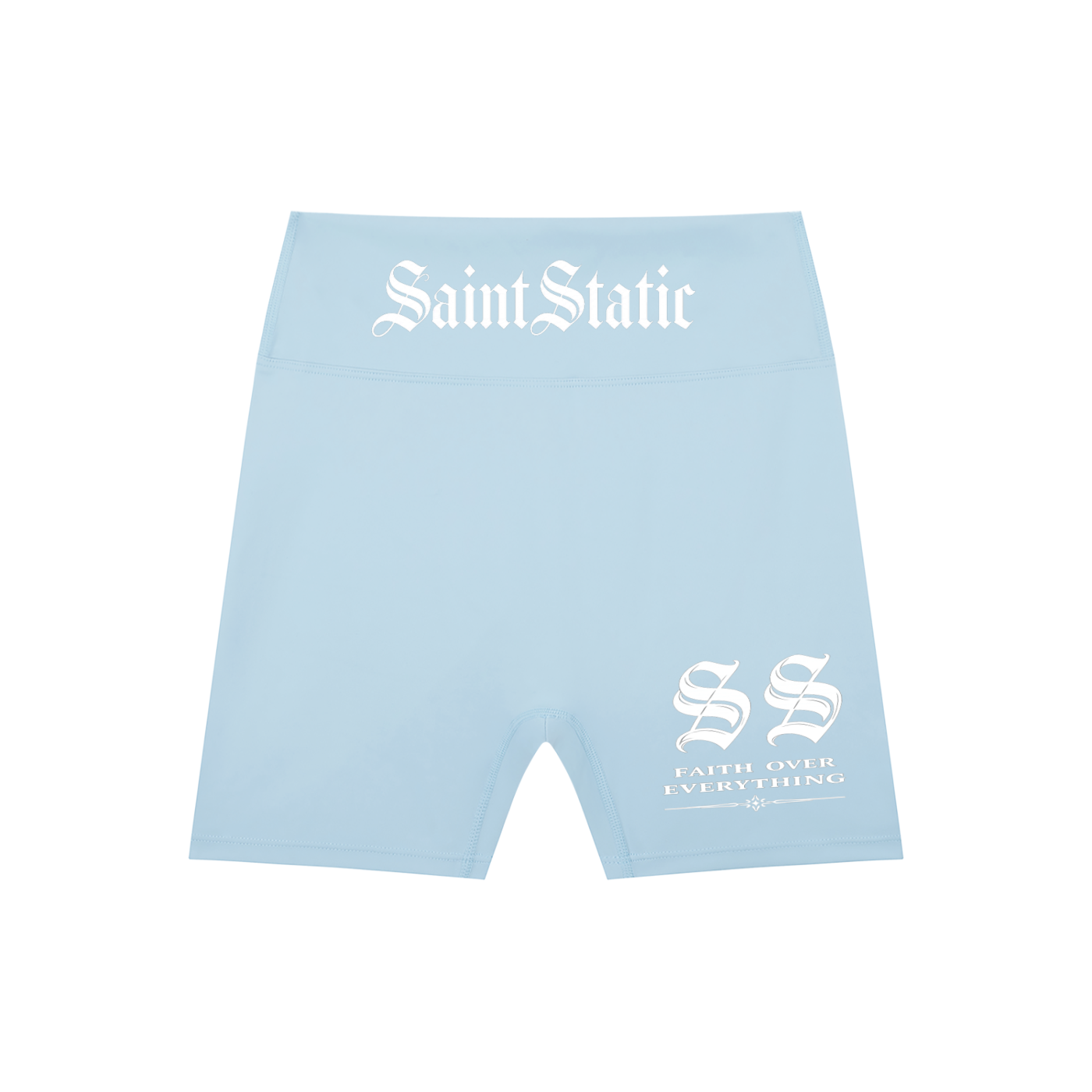 High-Waisted Blend Biker Shorts