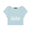 Women's Slim Cap Sleeve Crop T-Shirt