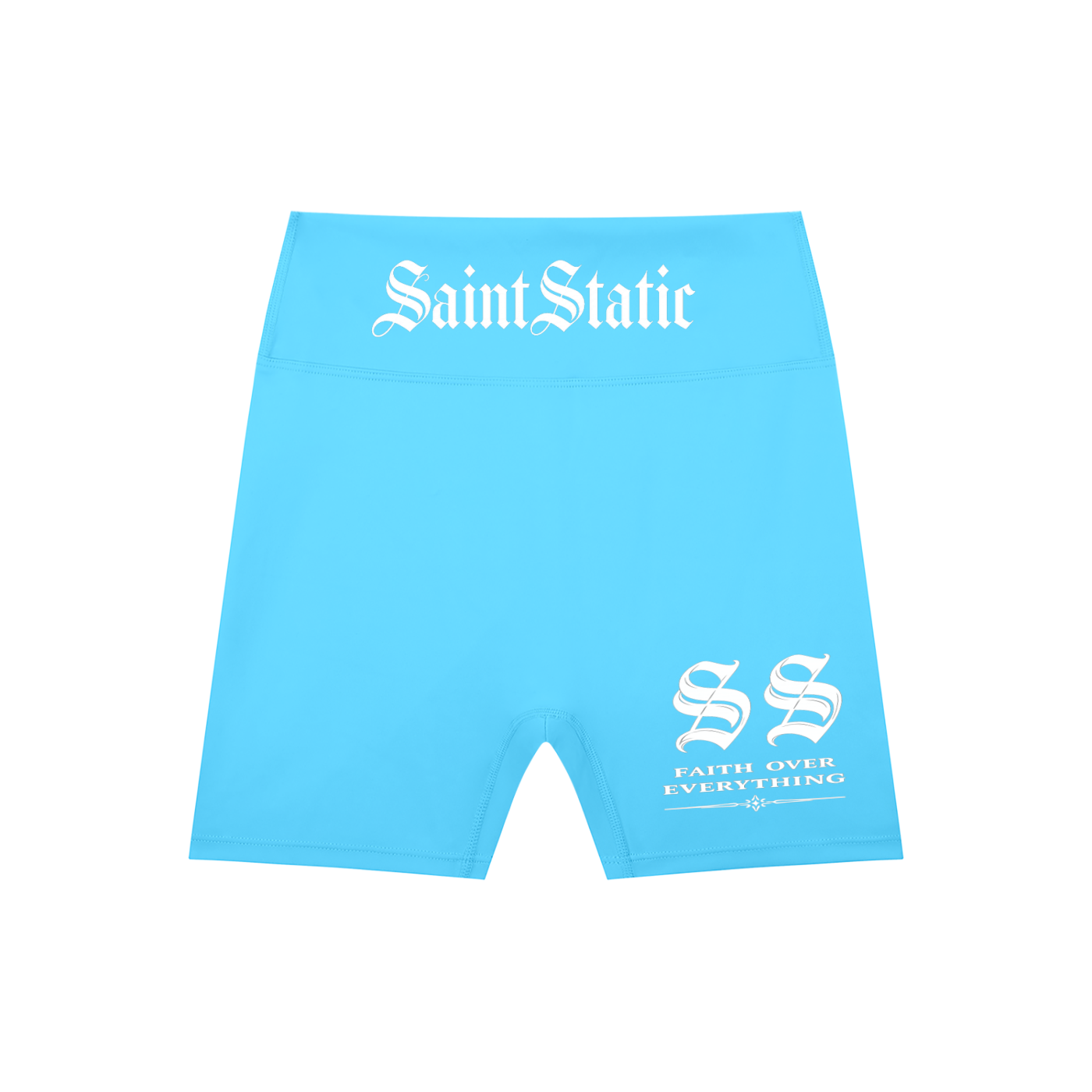 High-Waisted Blend Biker Shorts