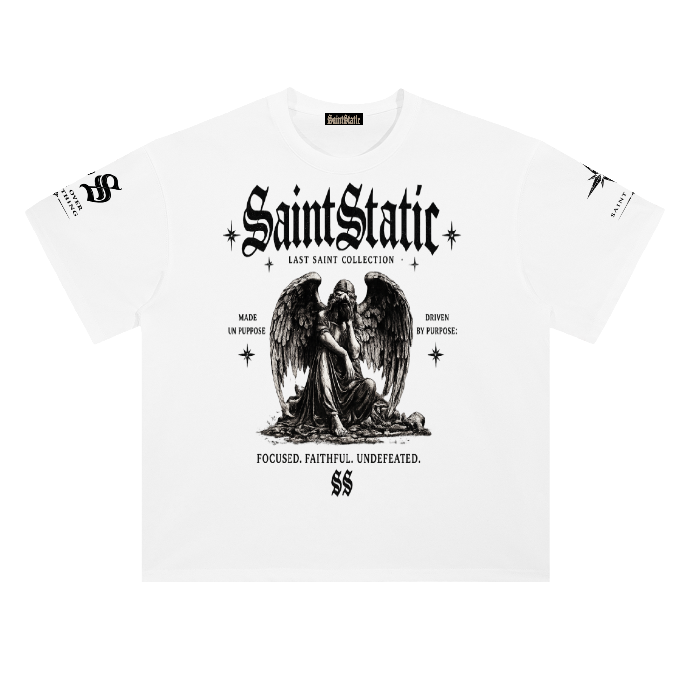 Heavyweight Drop Shoulder Cotton T-Shirt