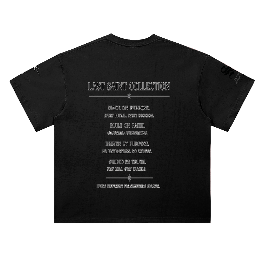Heavyweight Drop Shoulder Cotton T-Shirt
