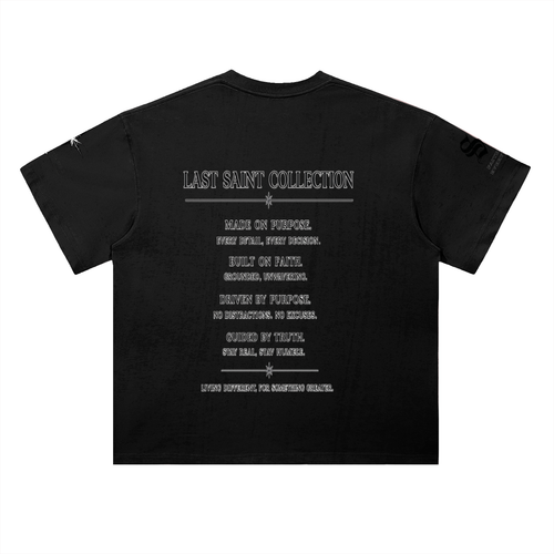 Heavyweight Drop Shoulder Cotton T-Shirt