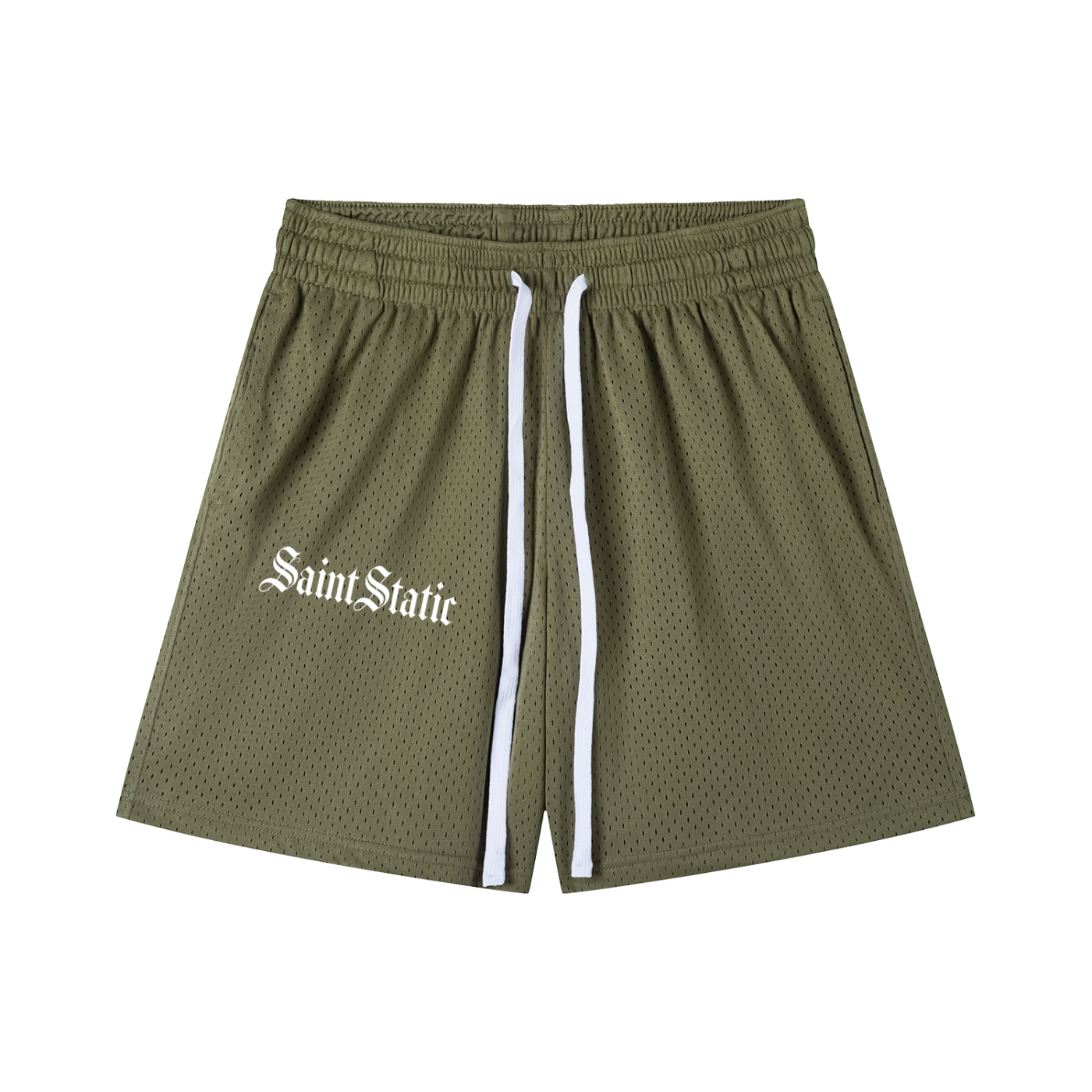 Mesh Drawstring Shorts