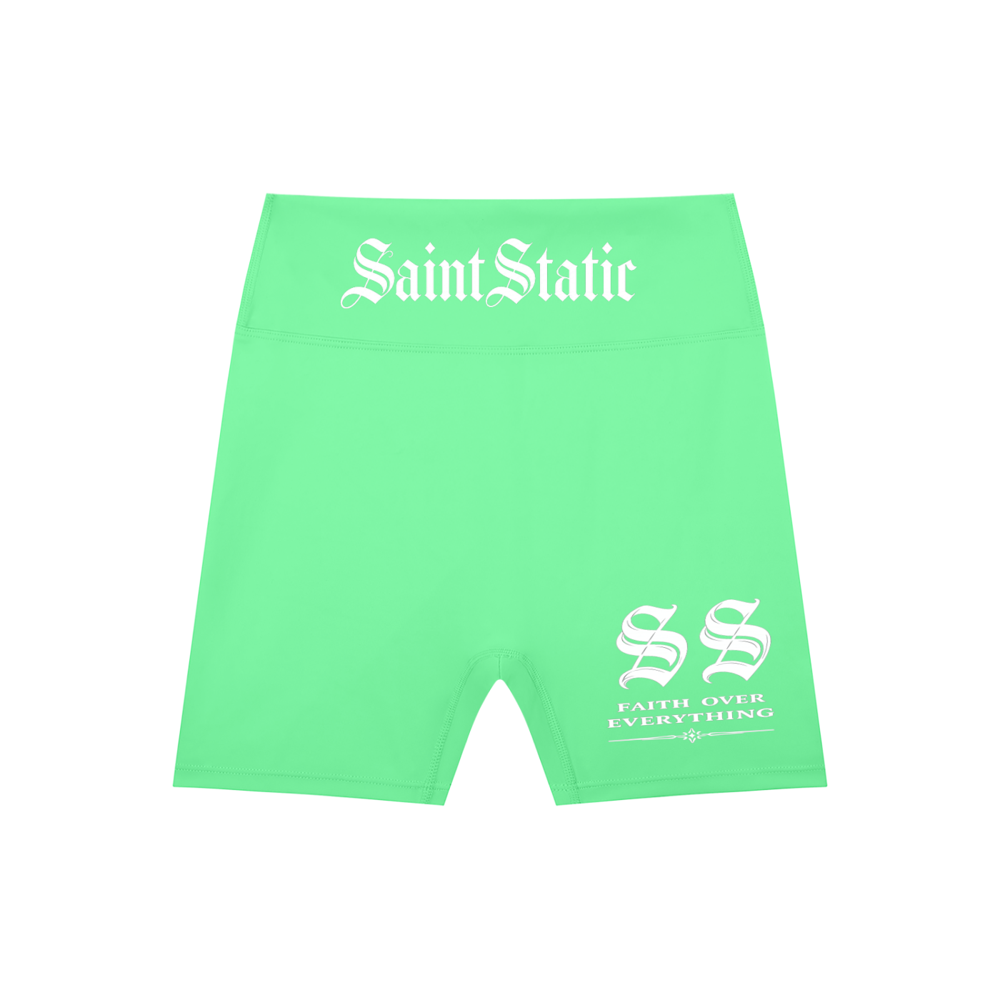 High-Waisted Blend Biker Shorts